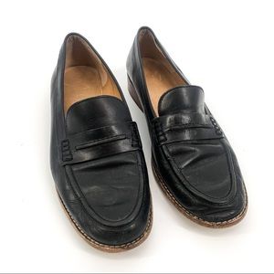 Madewell Women's Black Leather Loafers Size 11